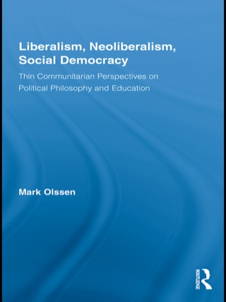 Liberalism, Neoliberalism, Social Democracy