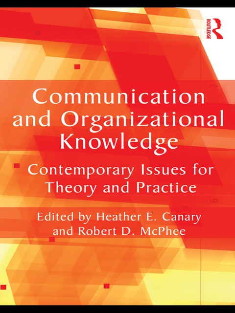 Cover image for book Communication and Organizational Knowledge