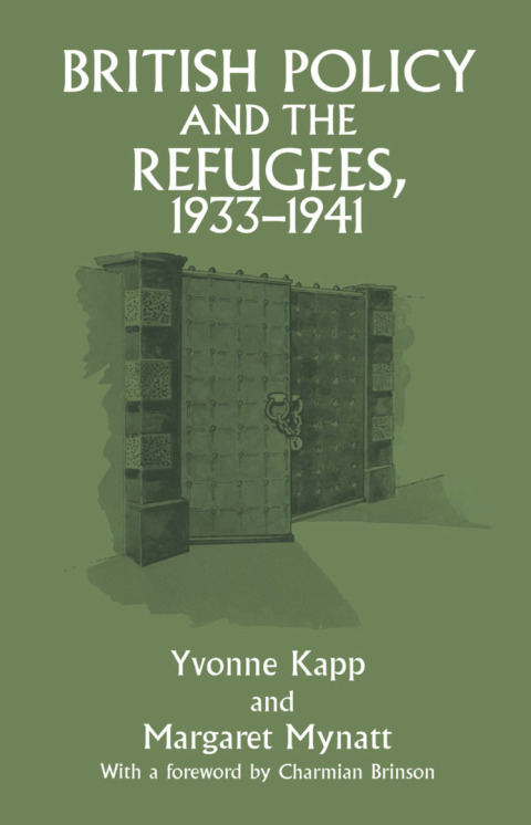 Cover image for book British Policy and the Refugees, 1933-1941