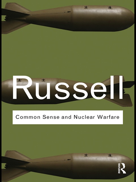 Cover image for book Common Sense and Nuclear Warfare