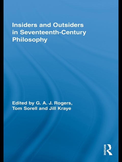 Cover image for book Insiders and Outsiders in Seventeenth-Century Philosophy