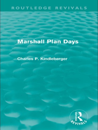 Marshall Plan Days (Routledge Revivals)