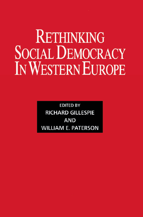 Rethinking Social Democracy in Western Europe 