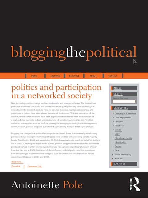 Cover image for book Blogging the Political