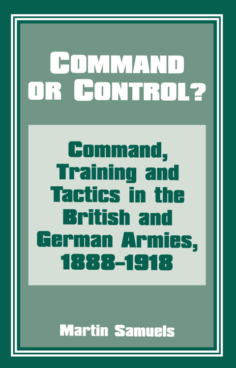 Cover image for book Command or Control?