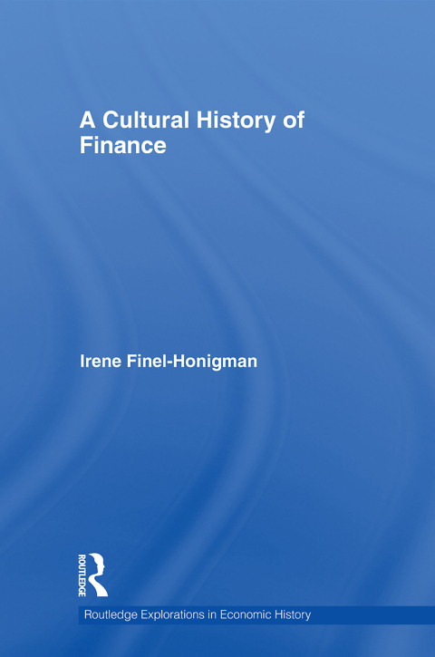 Cover image for book A Cultural History of Finance