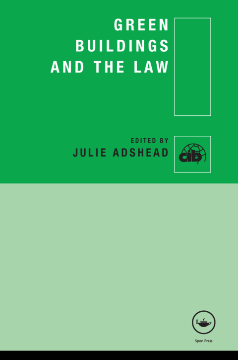 Cover image for book Green Buildings and the Law