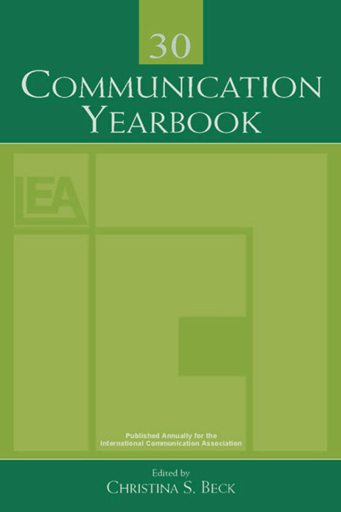 Cover image for book Communication Yearbook 30