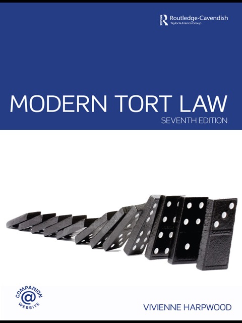 Cover image for book Modern Tort Law