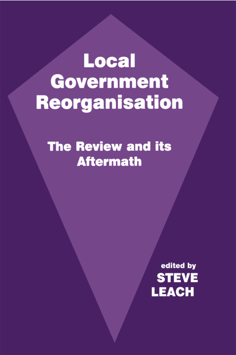 Cover image for book Local Government Reorganisation