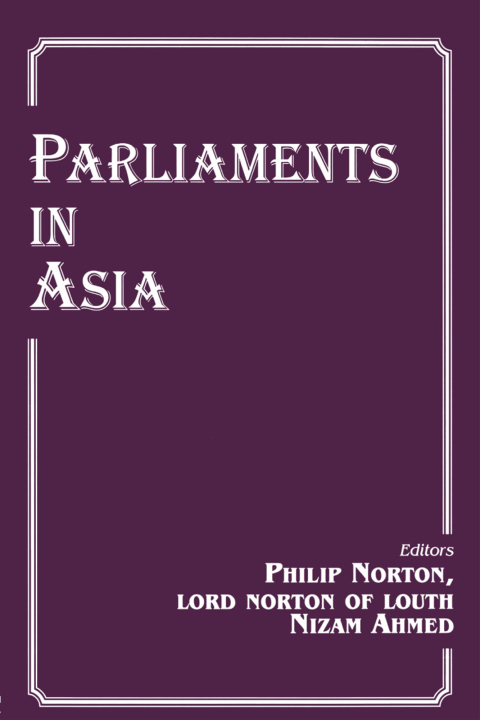 Cover image for book Parliaments in Asia