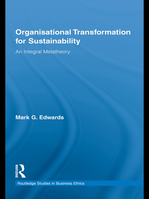 Cover image for book Organizational Transformation for Sustainability