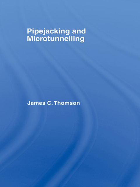 Cover image for book Pipejacking & Microtunnelling