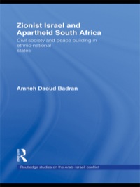 Cover image: Zionist Israel and Apartheid South Africa 1st edition 9780415489812