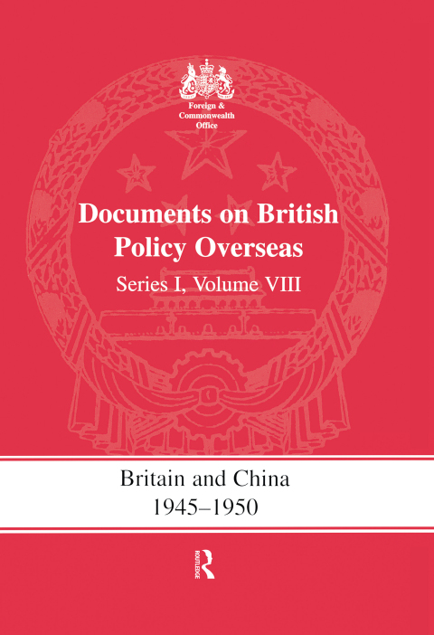 Cover image for book Britain and China 1945-1950