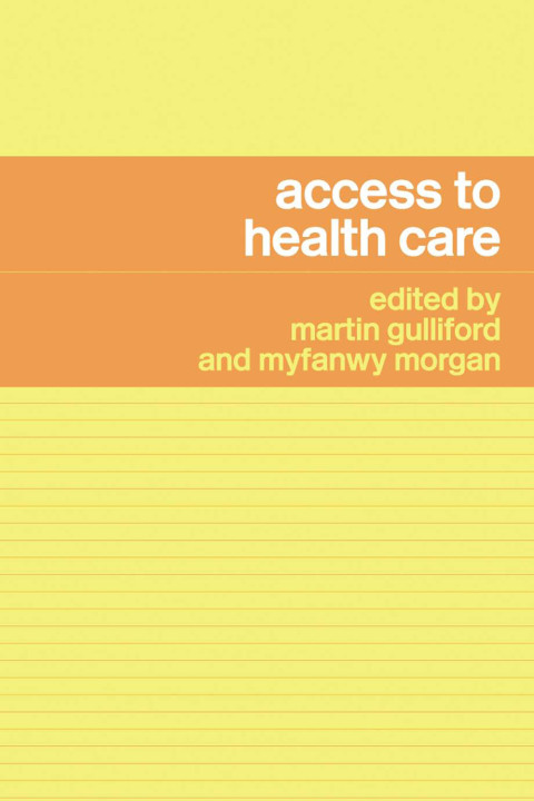 Cover image for book Access to Health Care