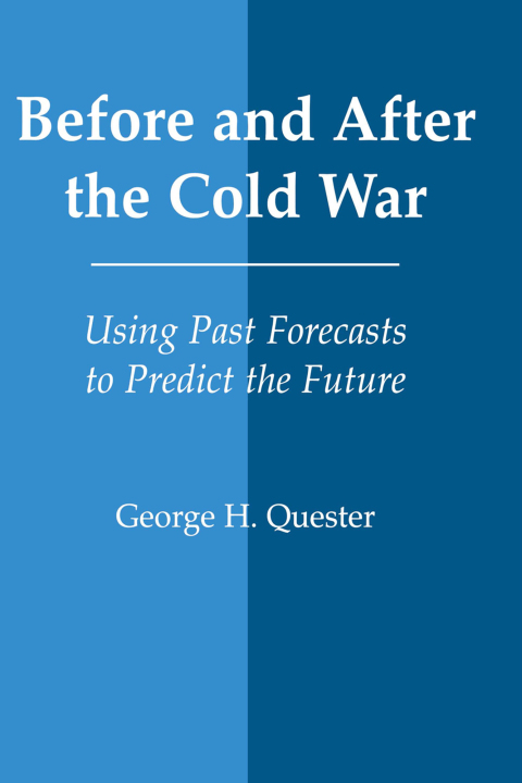 Cover image for book Before and After the Cold War