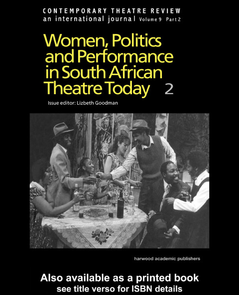 Cover image for book Women, Politics and Performance in South African Theatre Today