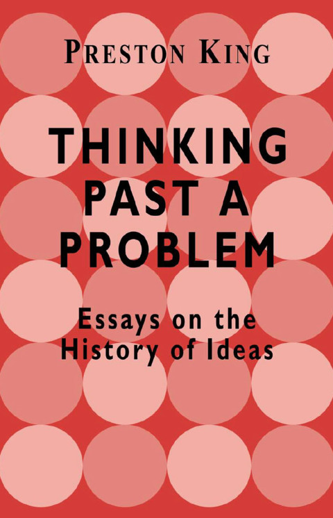 Cover image for book Thinking Past a Problem