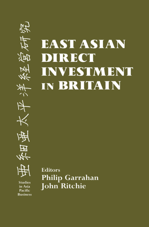 Cover image for book East Asian Direct Investment in Britain