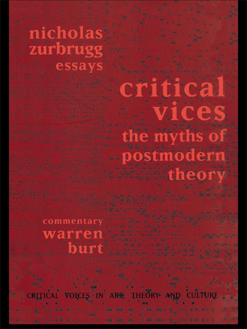 Cover image for book Critical Vices