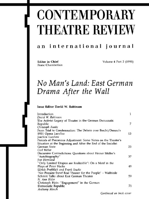 Cover image for book No Man's Land