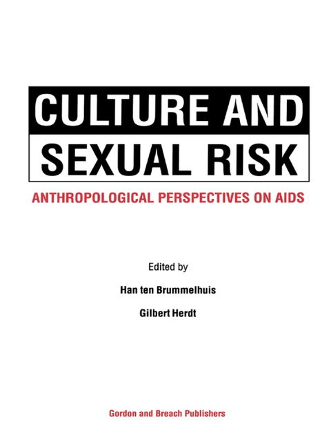 Cover image for book Culture and Sexual Risk