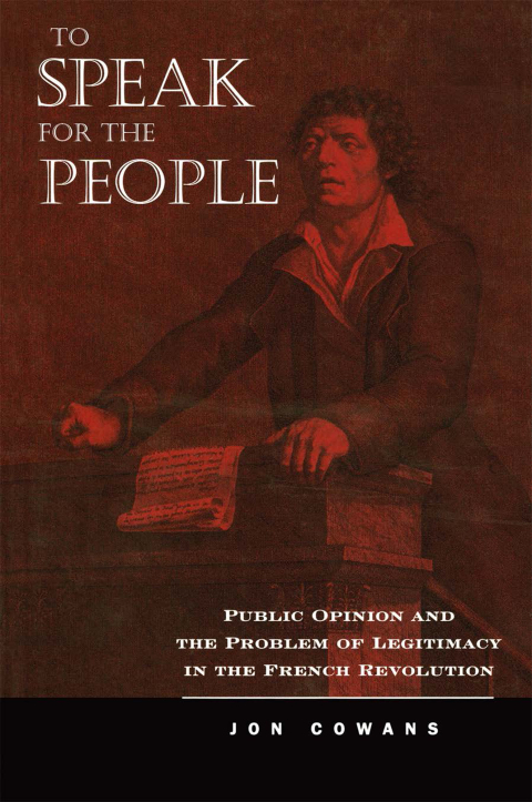 Cover image for book To Speak for the People