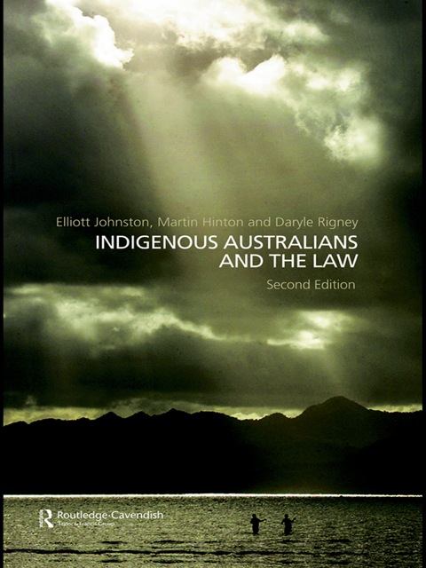 Cover image for book Indigenous Australians and the Law