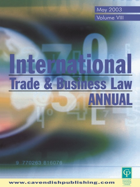 Cover image for book International Trade and Business Law Review