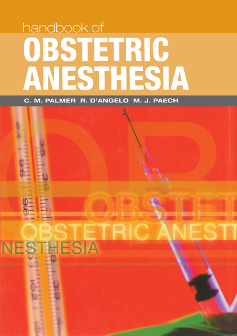 Cover image for book Handbook of Obstetric Anesthesia