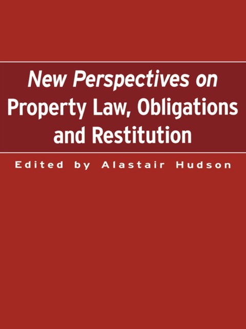 Cover image for book New Perspectives on Property Law