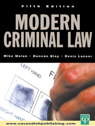 Modern Criminal Law