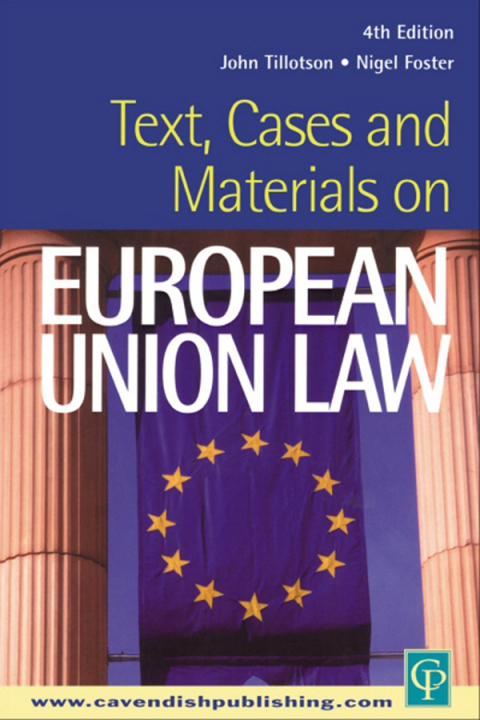 Cover image for book Text, Cases and Materials on European Union Law