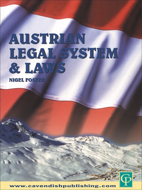 Cover image for book Austrian Legal System and Laws