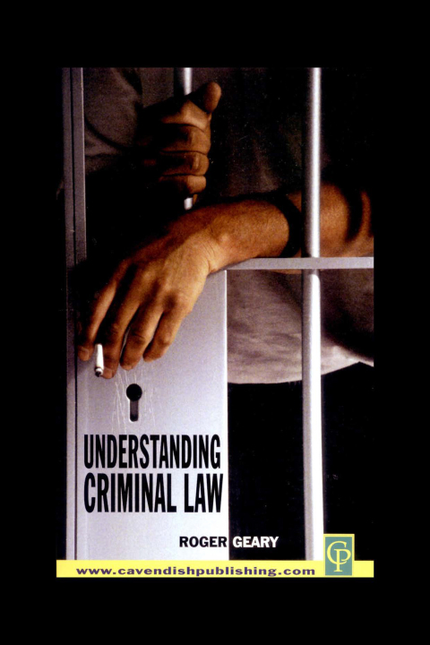 Cover image for book Understanding Criminal Law