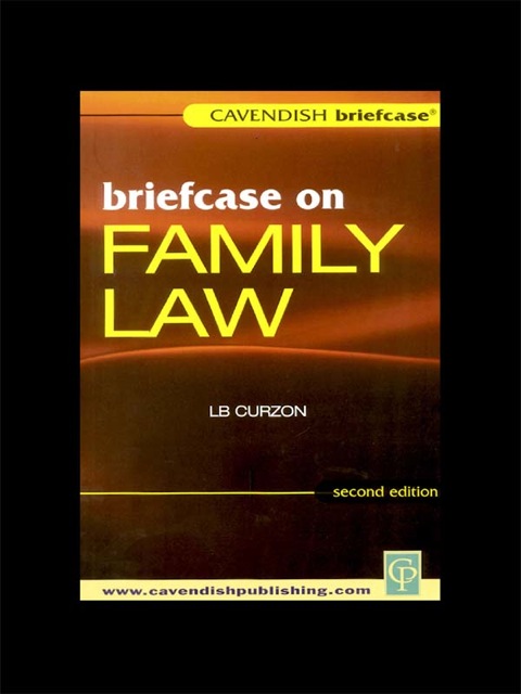 Cover image for book Briefcase on Family Law