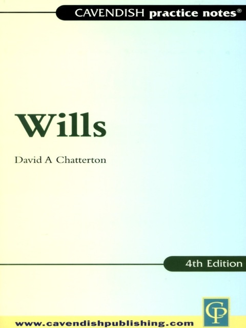 Cover image for book Practice Notes on Wills