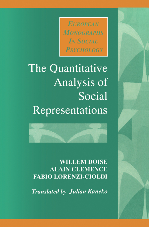 Cover image for book The Quantitative Analysis of Social Representations