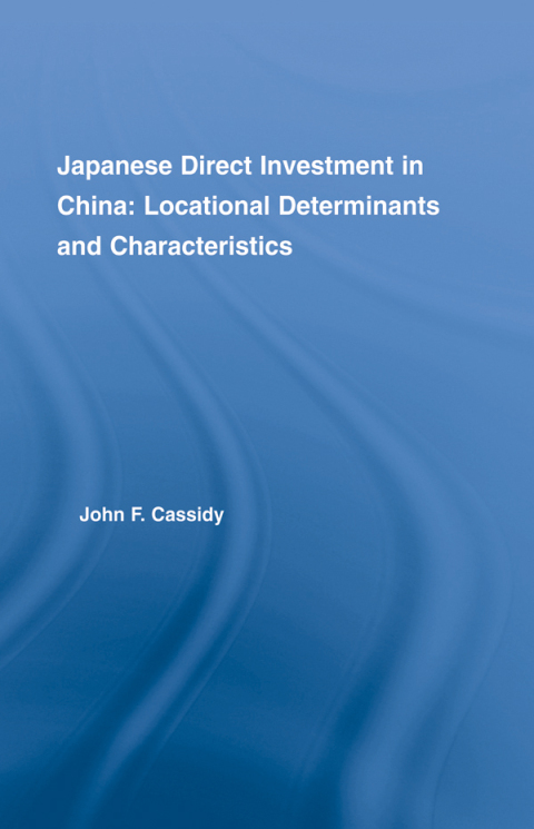 Cover image for book Japanese Direct Investment in China