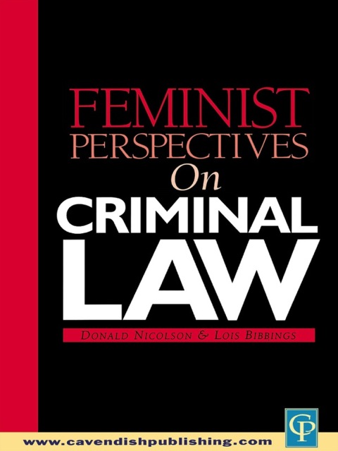 Cover image for book Feminist Perspectives on Criminal Law