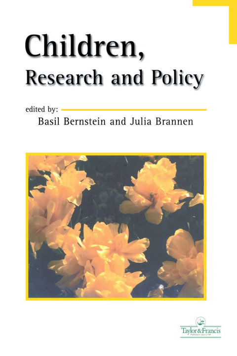 Cover image for book Children, Research And Policy