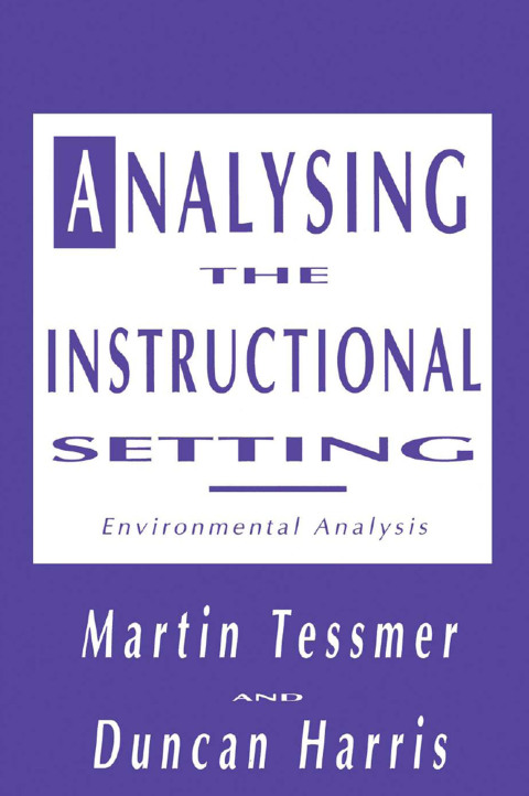 Analysing the Instructional Setting 