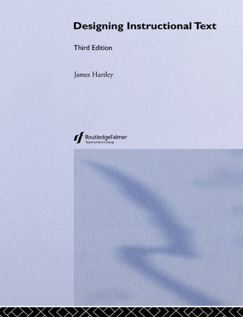 Cover image for book Designing Instructional Text