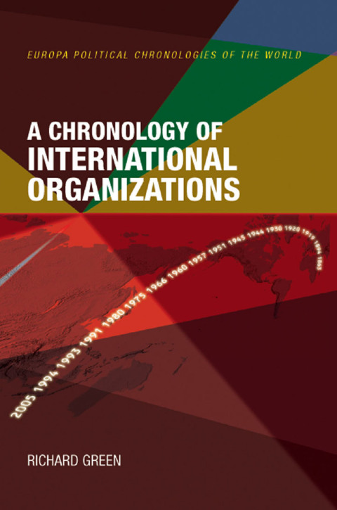 Cover image for book A Chronology of International Organizations