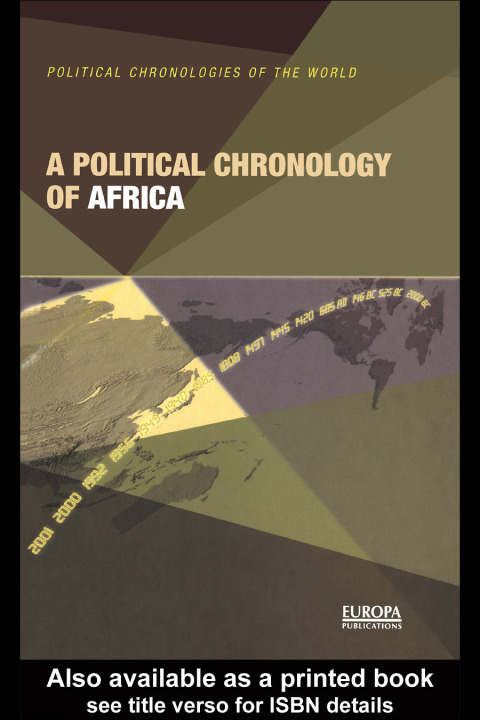 Cover image for book A Political Chronology of Africa