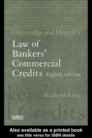 Gutteridge and Megrah's Law of Bankers' Commercial Credits