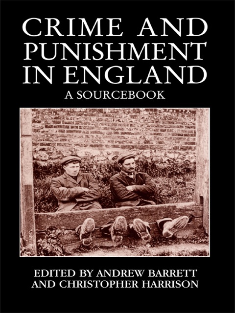 Cover image for book Crime and Punishment in England