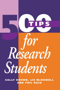 Titelbild: 500 Tips for Research Students 1st edition 9781138161085