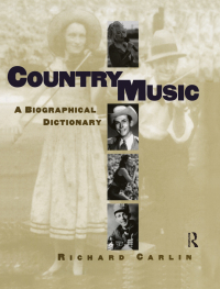 Titelbild: Country Music 1st edition 9780415938020